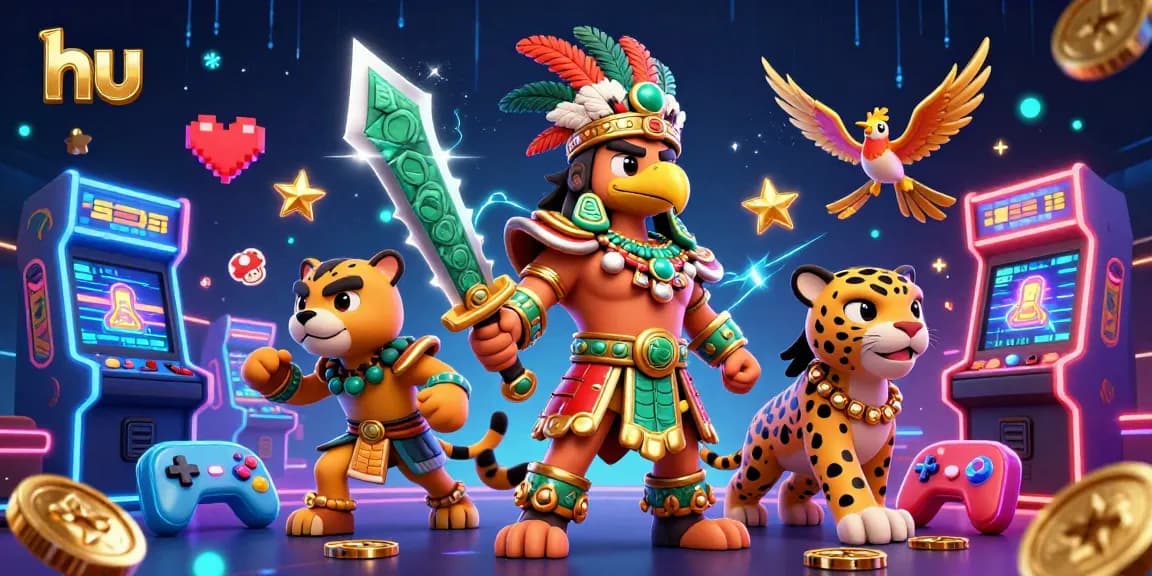 Chơi game tại sòng bạc hu giữa chiến binh Aztec và linh vật huyền bí