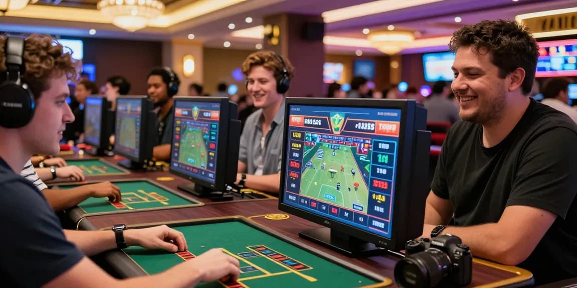 LUCK8 online betting experience with players engaging in live sports betting.