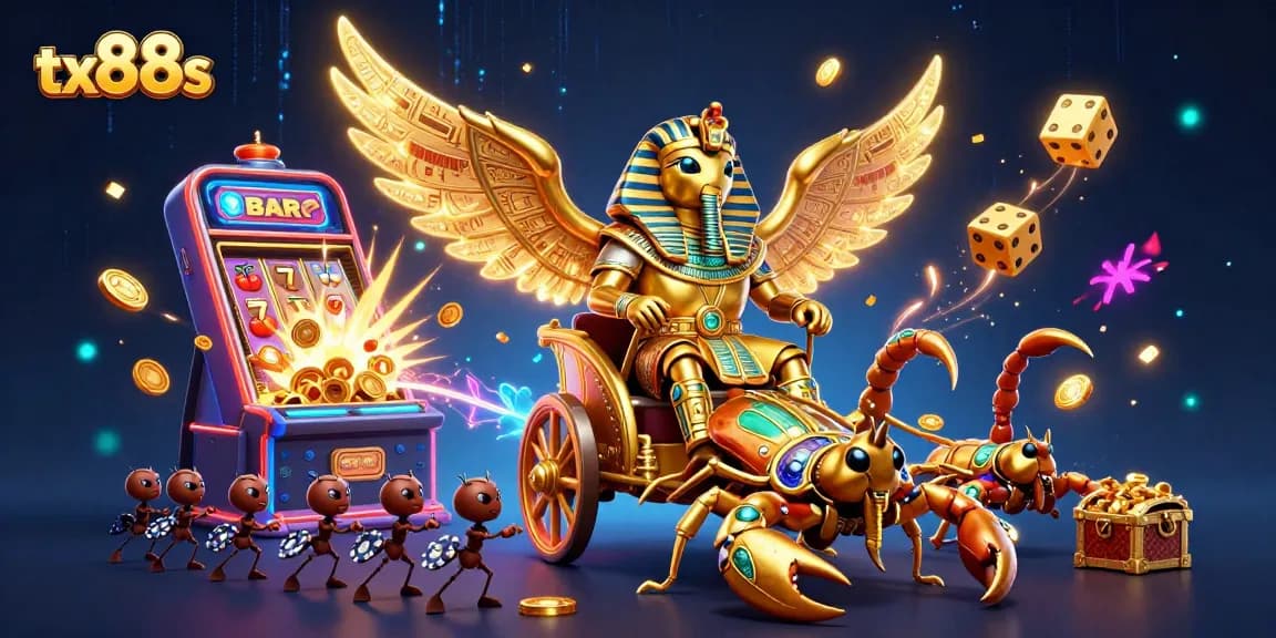 Spin the reels and win big with tx88s adventures in a vibrant casino backdrop.