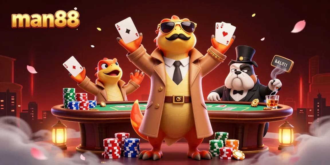 Watch raptors in a trench coat attempting to sneak into a VIP area at man88 casino.