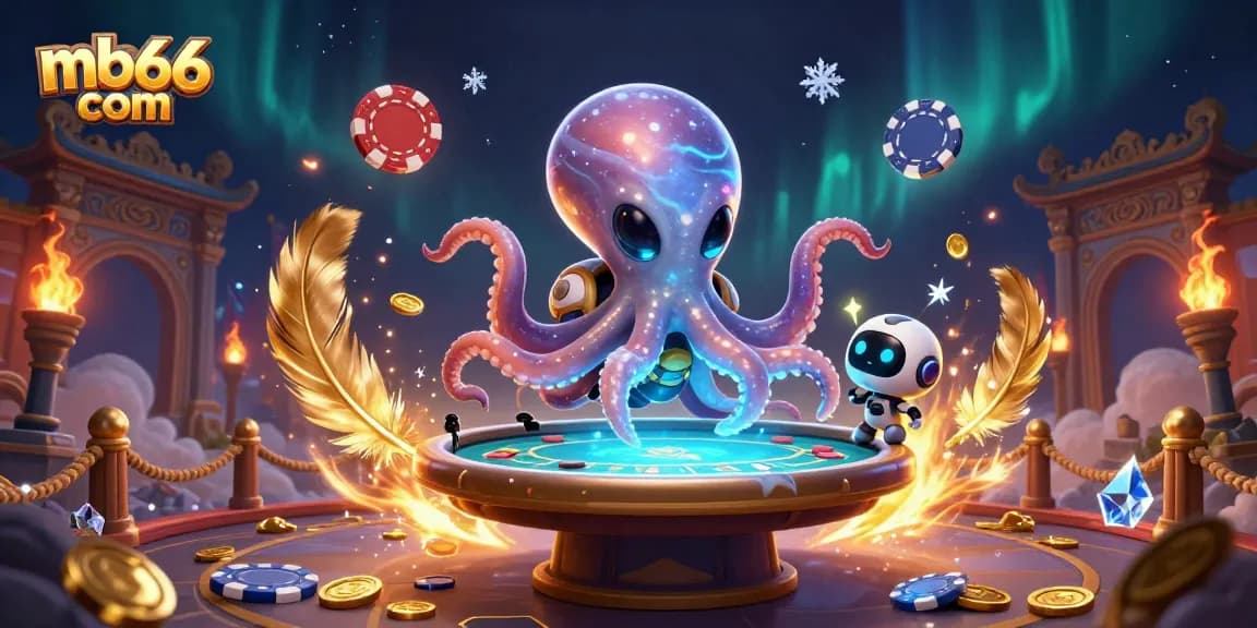 Engage in thrilling gameplay at mb66 com with a vibrant alien poker scene and dynamic game elements.