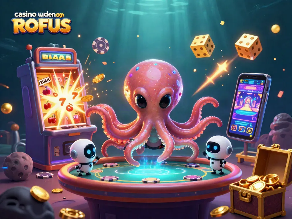 Play exciting games at casino uden om ROFUS with alien dealer and holographic poker!