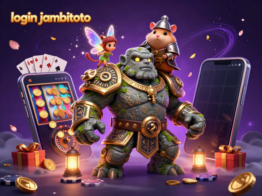 Experience the thrill of login jambitoto with vibrant characters and dynamic casino elements.