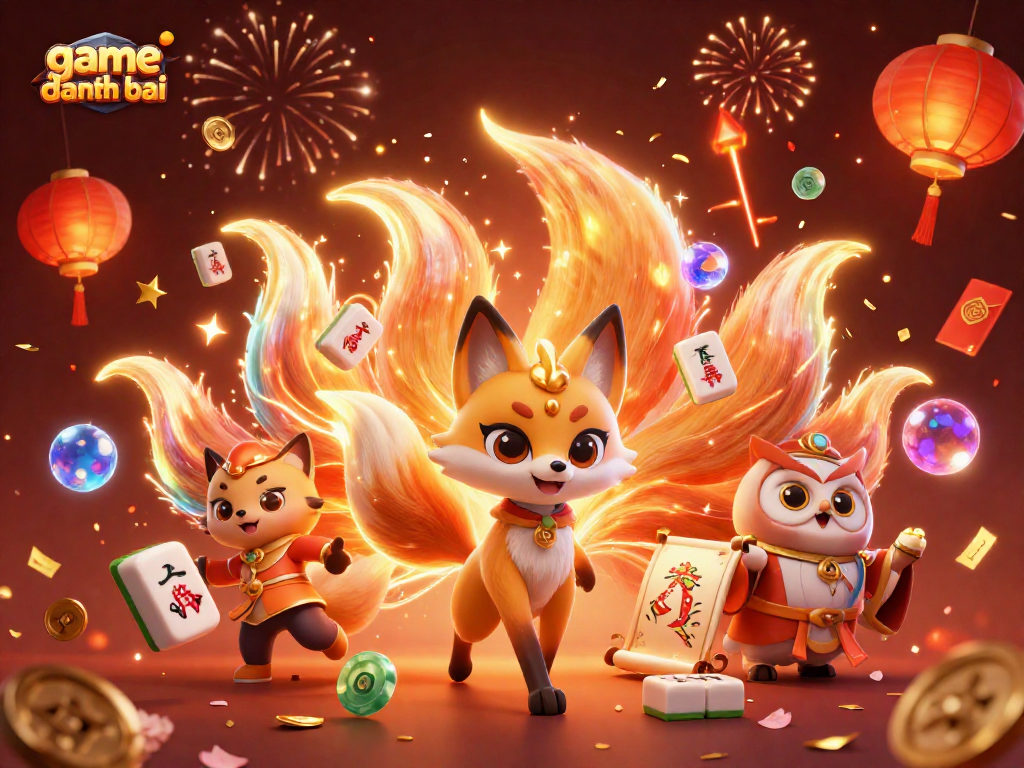 Engage in the vibrant game danh bai with colorful characters and dynamic casino elements.