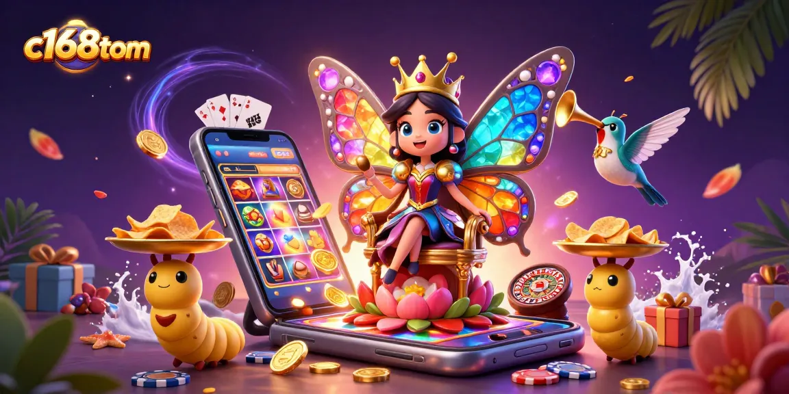 Experience the excitement at c168tom with dynamic casino games and vibrant illustrations.