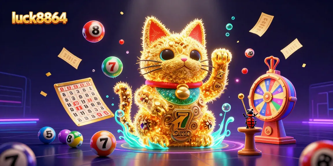 Experience the excitement of luck8864 with a vibrant scene of golden fireflies embodying casino symbols and good fortune.