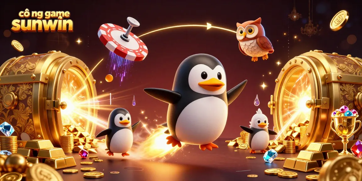 Engage in thrilling gameplay at cổng game sunwin with colorful 3D casino elements igniting excitement.