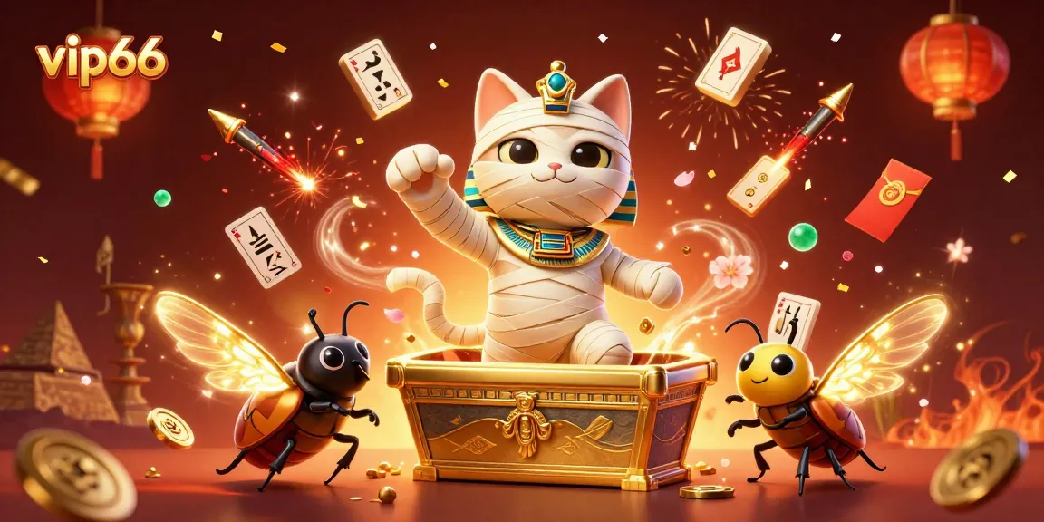 Engage with vip66's vibrant energy while enjoying gaming excitement in this dynamic casino illustration.